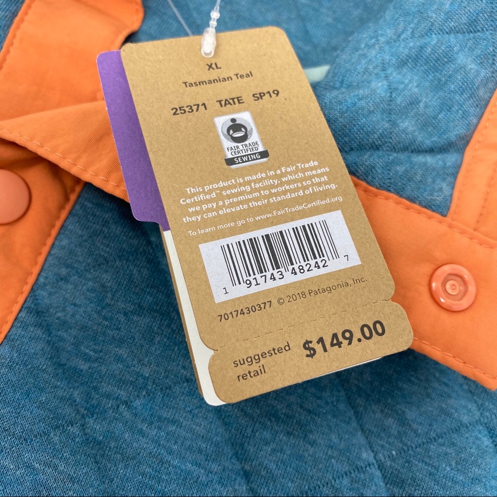 Patagonia Organic Cotton Quilt Snap T Sweater - Picture 5 of 7